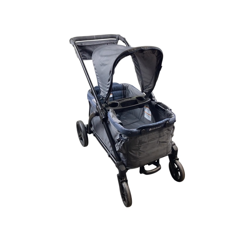 Baby Trend Expedition 2-in-1 Stroller Wagon, 2023, Smokey Navy