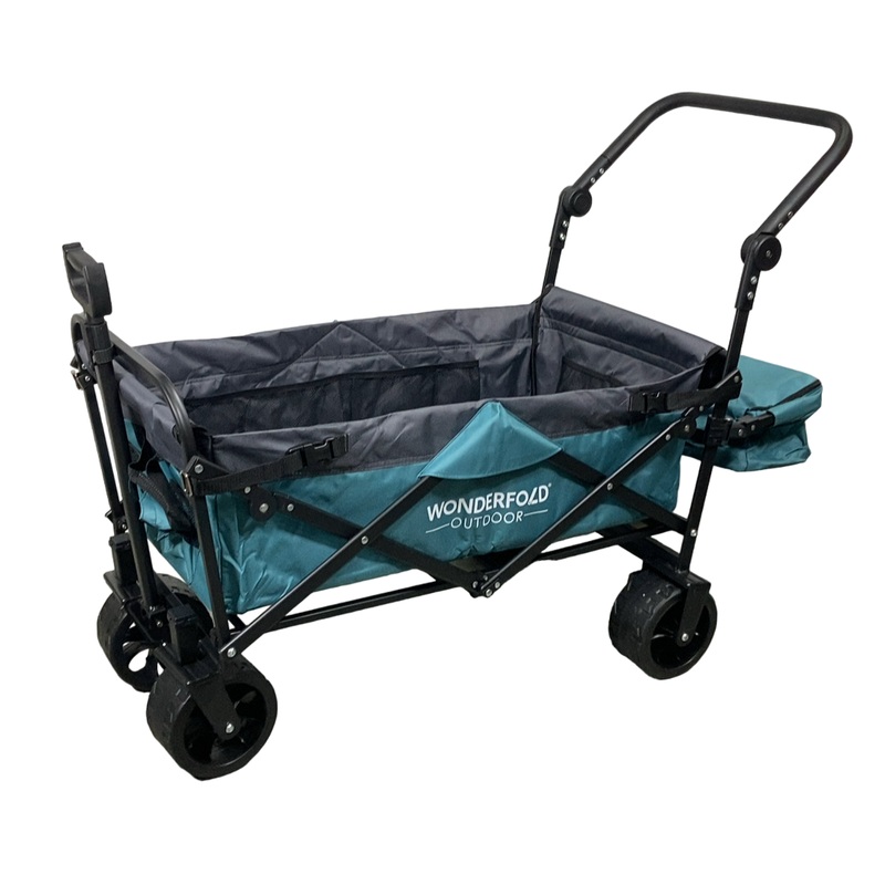 Wonderfold S3 Outdoor Utility Wagon, Aqua Grey