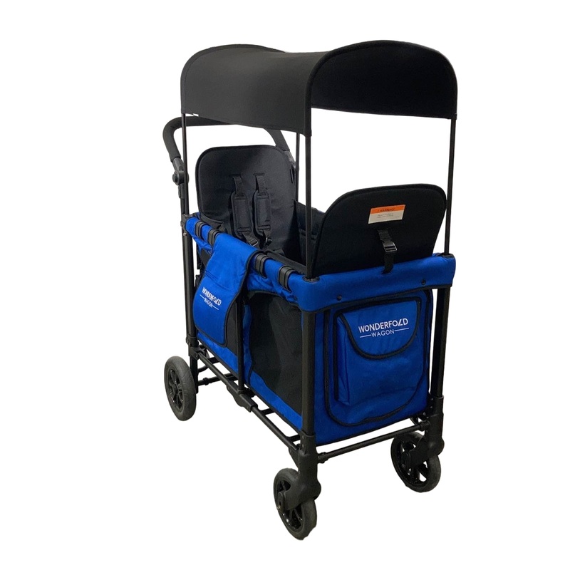 Wonderfold W2 Original Multifunctional Double Stroller Wagon, 2022, Blue