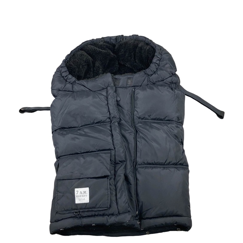 7 A.M. Enfant Blanket 212 Evolution, Black Plush