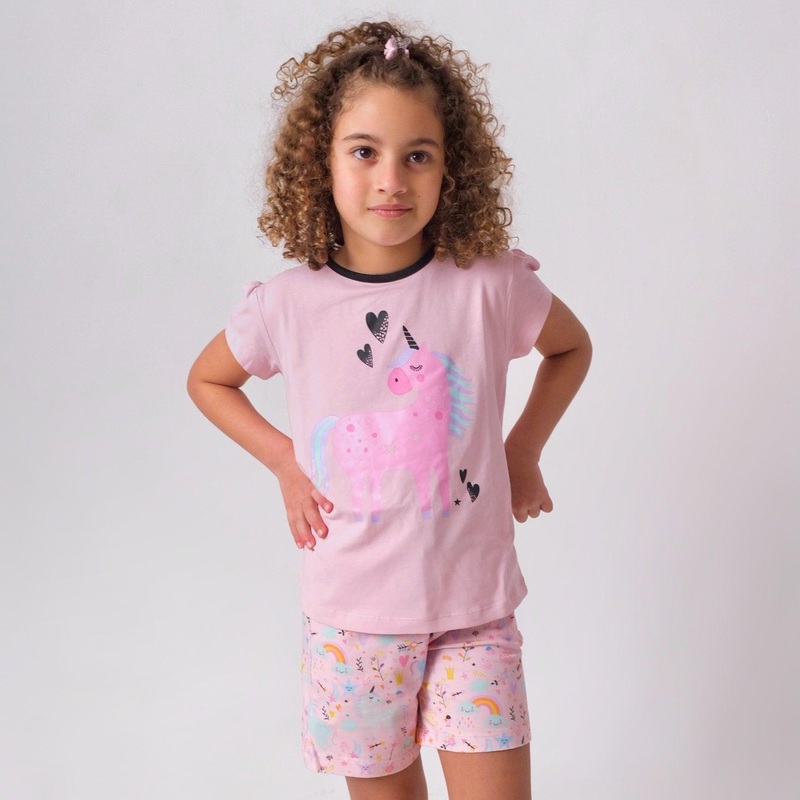 “Loving Unicorn” Short-Sleeved Pajama