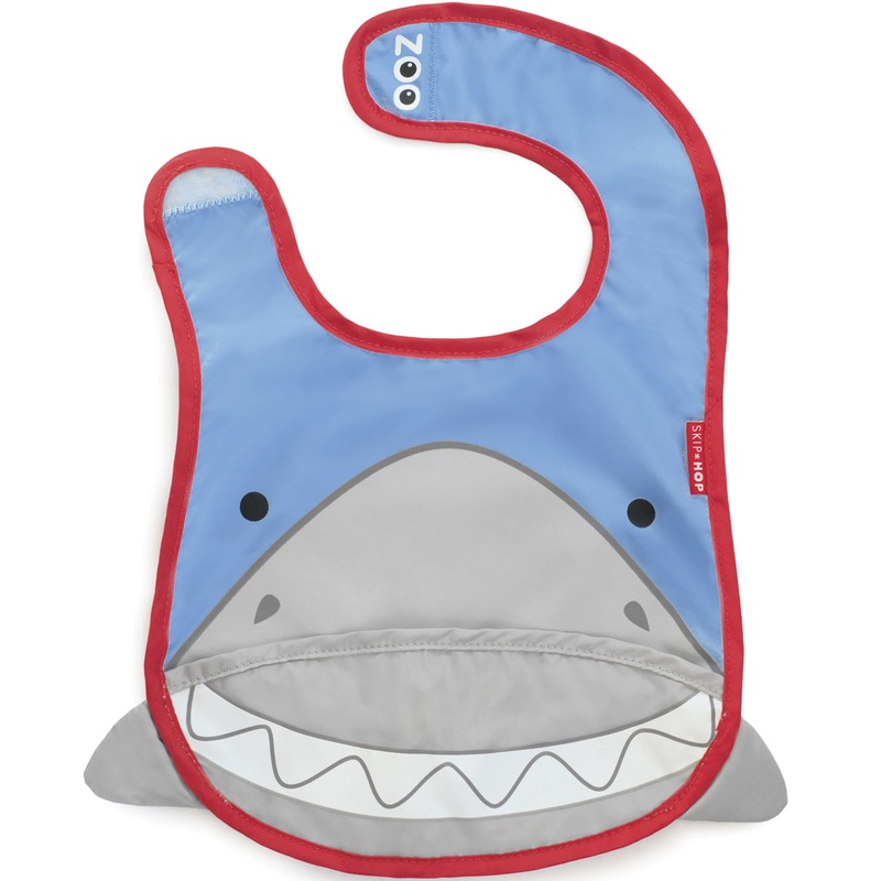 Skip Hop Zoo Tuck-Away Bib – Shark