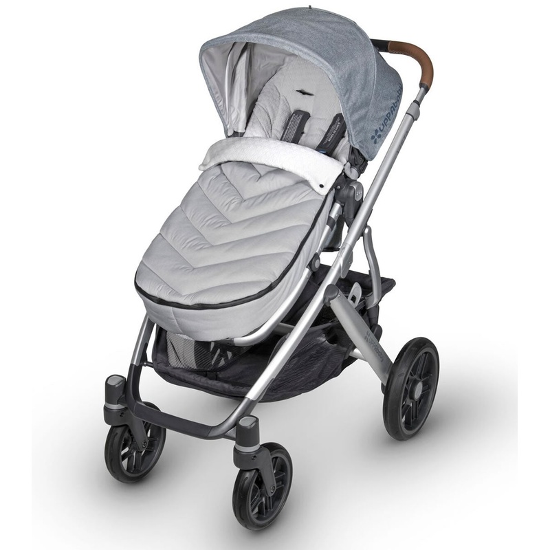 UPPAbaby CozyGanoosh Footmuff – Pascal (Grey/Chevron Quilt)