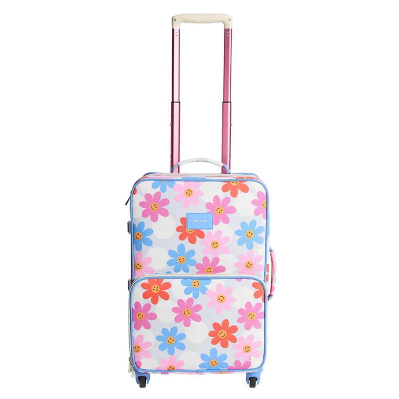 Logan Carry-On Suitcase Daisies