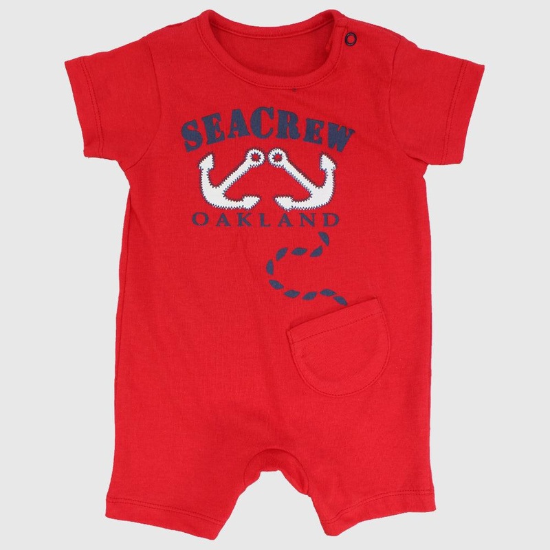 Nautical Short-Sleeved Romper