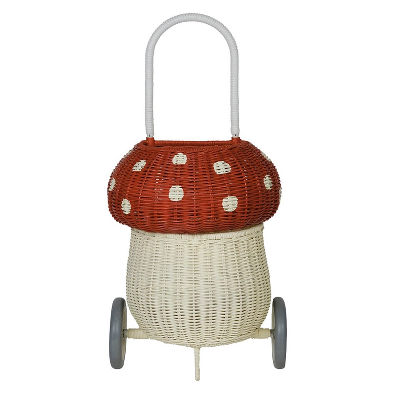 Olli Ella Rattan Mushroom Luggy