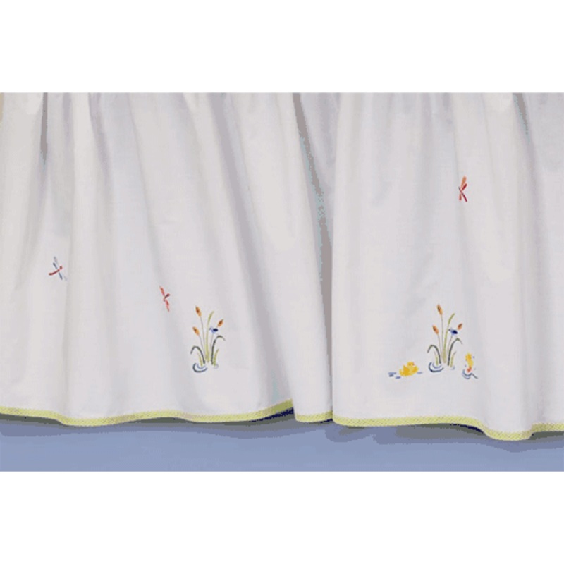Gordonsbury Froggy Pond Crib Skirt