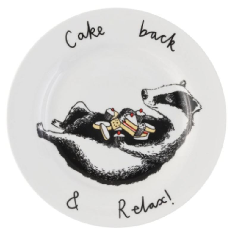 ‘Cake Back & Relax’ Side Plate
