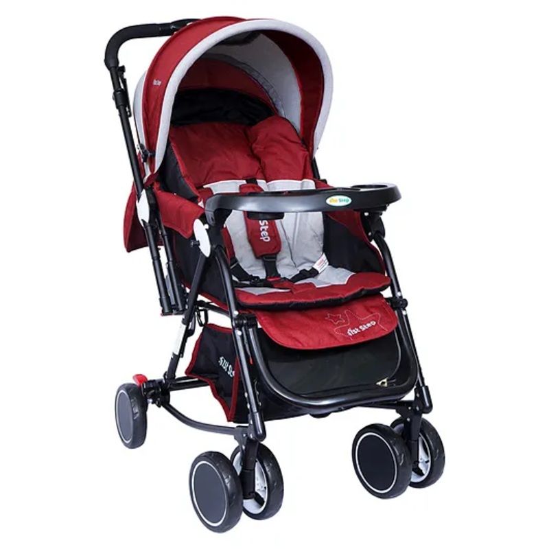 1ST STEP Cloudie Baby Pram Cum Rocker 2 in 1 Rocking Baby Stroller and Pram