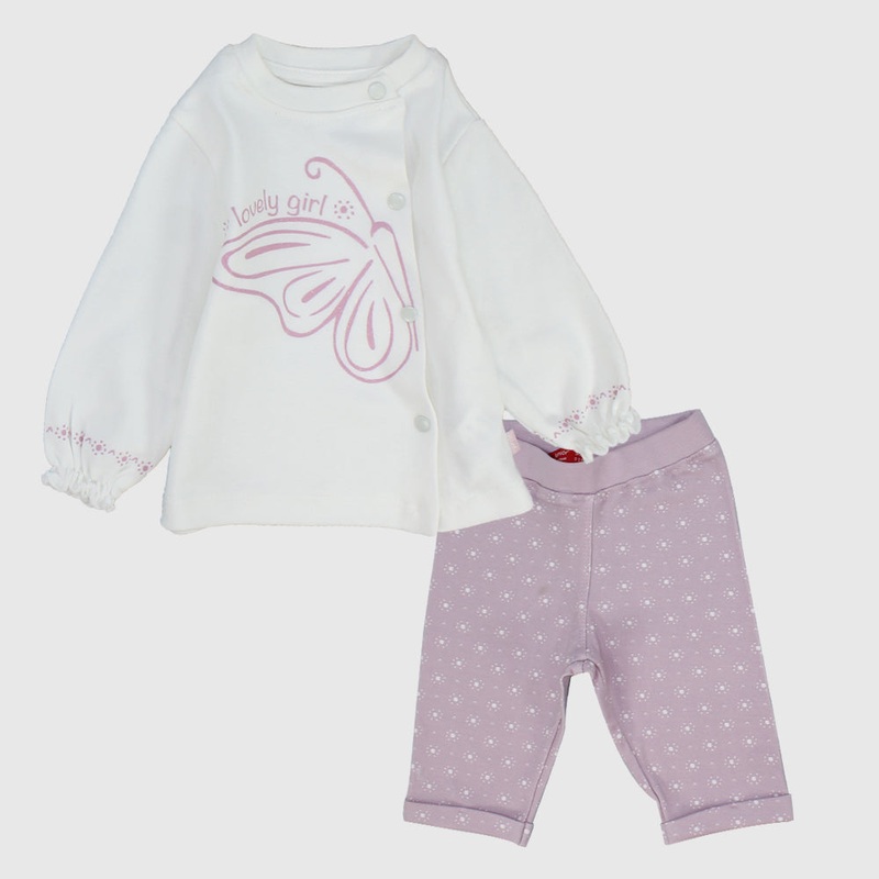 “Lovely Girl” Long-Sleeved Pajama