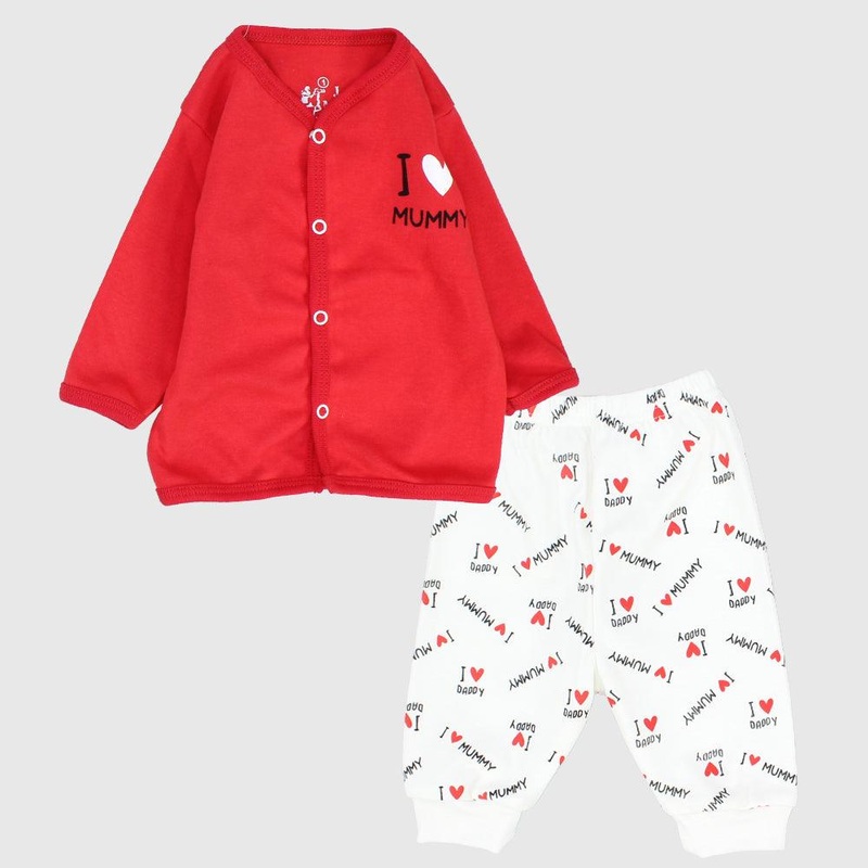 “I Love Mommy” Long-Sleeved Pajama